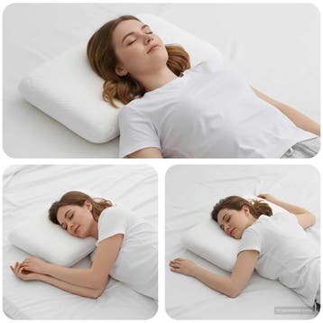 vidaXL Slapen kussen 50 x 30 x 10,5 cm Medium Traagschuim, Verzenden, Nieuw
