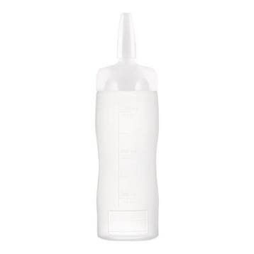 Doseerfles | Wit | Afsluitdop | 0.35L | Ø60x203(h)mm Araven, Verzenden, Nieuw in verpakking