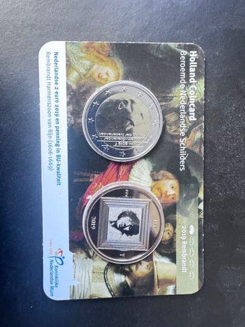 Nederland. 2 Euro 2019/2006 (7 coincards incl. Medal)