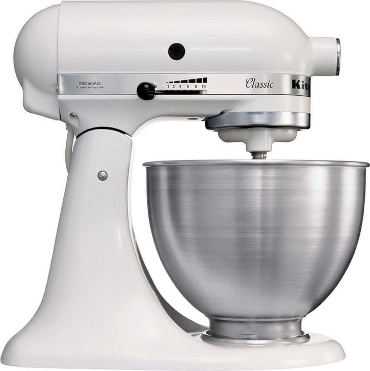 Kitchenaid 5K45SSEWH Keukenmachine 4.3 L mengkom - wit, Elektronische apparatuur, Keukenmixers, Nieuw, Verzenden