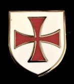 Une élégante paire de boutons de manchettes en or plaqué,