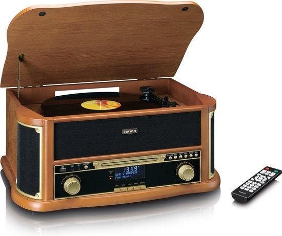 Classic Phono Retro Platenspeler - Bluetooth - Auto-stop - D, TV, Hi-fi & Vidéo, Tourne-disques, Envoi