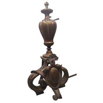 French Antique - Napoleon III - Chenet - Bronze, Fer, Antiquités & Art