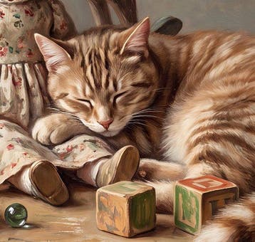 Kleury.art - [XL MATTE PAPER] The Afternoon Nap by the