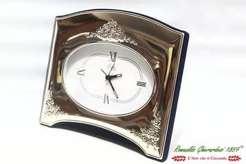 Pendule - Guerrini & Co in Lastra Argento 925 Velluto Blu