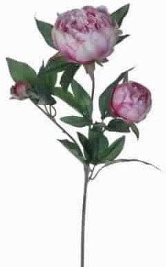 Pioenroos Lilac Zijden 63 cm, Huis en Inrichting, Woonaccessoires | Kunstplanten en Kunstbloemen, Nieuw