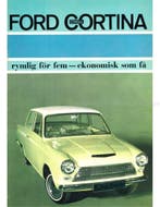 1964 FORD CONSUL CORTINA BROCHURE ZWEEDS