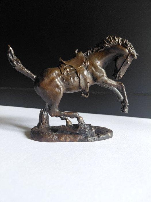 Franklin Mint - Beeld, Sculpture exclusif Cheval, Statue, Antiquités & Art, Curiosités & Brocante