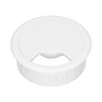 60mm Witte Bureau Kabeldoorvoer - 49.80.021 [2 Stuks], Verzenden, Nieuw