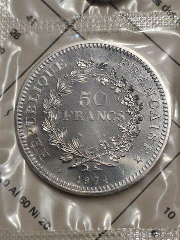Frankrijk. Year Set (FDC) 1974 (9 monnaies) (Zonder, Postzegels en Munten