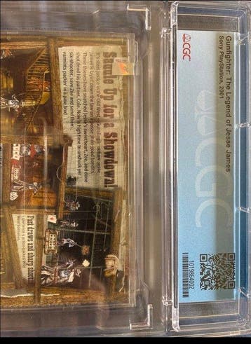 Sony - PlayStation - Juego Gunfighter PS1 CGC 9.9 A++, Nieuw