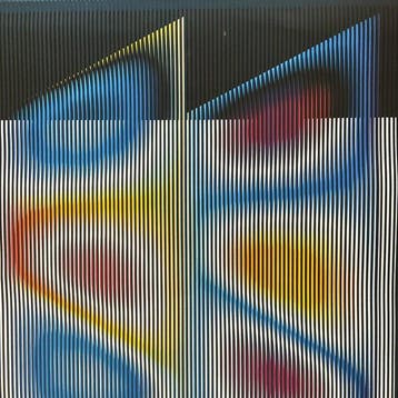 Alberto Biasi (1937-2025) - Notturno, Antiek en Kunst