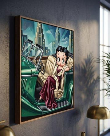 MEDSAN - Betty Boop in the Green Roadster