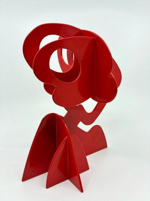 Claude Gilli (1938-2015) - Arbre rouge, pin parasol, Antiek en Kunst, Kunst | Designobjecten