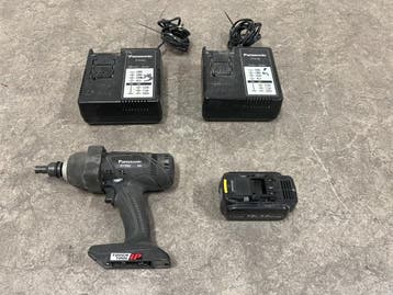 Veiling - Panasonic 18V accu-slagmoersleutel set EY7552, Gebruikt