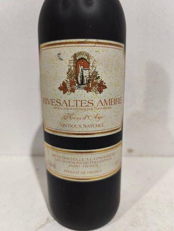 Rivesaltes Ambré Hors DAge, Vin Doux Naturel, Les Vignerons