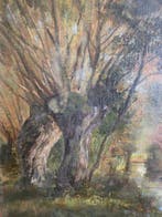Friedrich Albert Schmidt (1846-1916) - Bosque con arboles