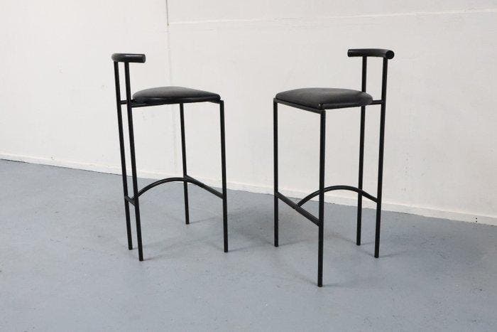 Bieffeplast - Rodney Kinsman - Kruk (2) - Tokyo - Metaal -, Antiquités & Art, Antiquités | Meubles | Chaises & Canapés