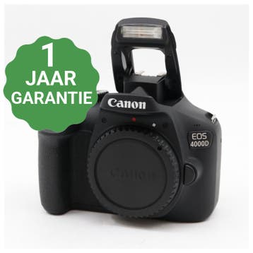 10% korting | Canon EOS 4000D body | Tweedehands, Verzenden, Zo goed als nieuw, Canon