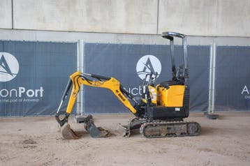 Veiling: Minigraver Bobcat E08 Diesel 7.4kW, Ophalen