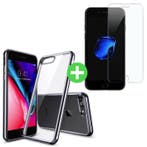 iPhone SE (2020) Transparant TPU Hoesje + Screen Protector, Verzenden