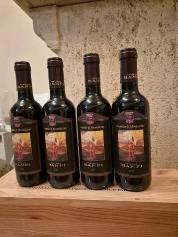 2016 Castello Banfi - Brunello di Montalcino DOCG - 4 Halve, Nieuw