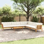 vidaXL 6 Stuk Tuinpallet Sofa Eenheden Massief Acacia Hout, Verzenden, Nieuw