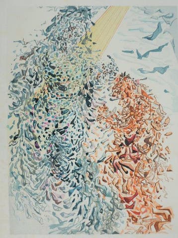 Salvador Dali (1904-1989) - Paradis 11 : Opposition