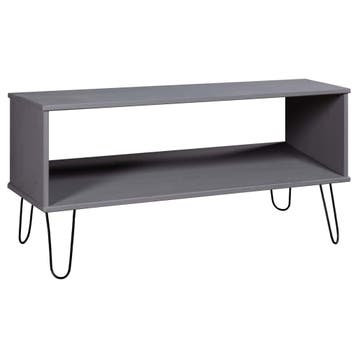 vidaXL Salontafel New York massief grenenhout grijs, Verzenden, Nieuw
