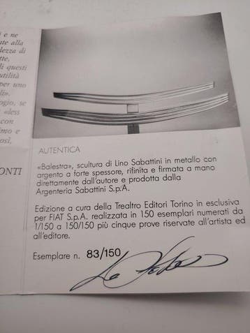 Sabattini - Sabattini Lino - sculptuur, Balestra - 6.5 cm -