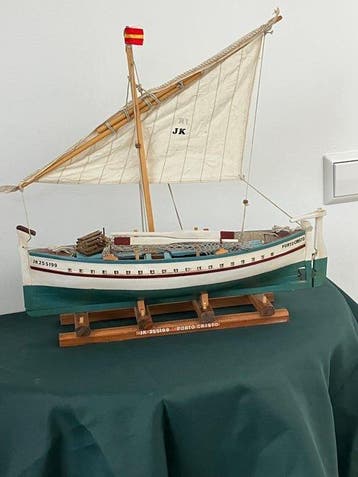 Maritieme objecten - Llaut uit Porto Christo (Balearen) -, Antiek en Kunst