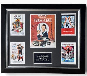 James Bond 007: A View To a Kill - Roger Moore Singed Photo