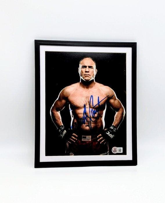 Randy Couture - Gesigneerde foto - Beckett-gecertificeerde, Verzamelen, Overige Verzamelen