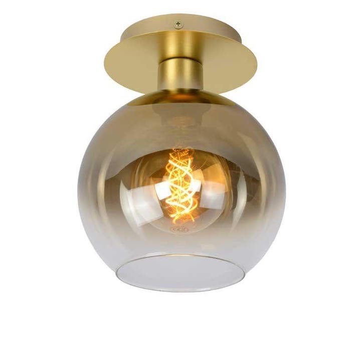 Lucide MARIUS - Plafonnière - 1xE27 - Mat Goud /, Huis en Inrichting, Lampen | Losse lampen, Nieuw, Verzenden