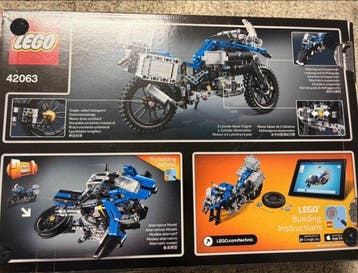 Lego Set - 42063 - Technic - Bmw R 1200 GS adventure, Kinderen en Baby's, Speelgoed | Duplo en Lego, Nieuw