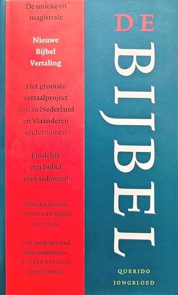 De Bijbel [NBV] - Jongbloed, Livres, Verzenden