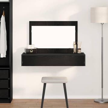 vidaXL Kaptafel Zwart 100 x 40 x 70 cm Bewerkt hout, Verzenden, Nieuw