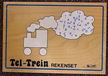 Rolf Tel-Trein rekenset exclusief perrons, Verzenden
