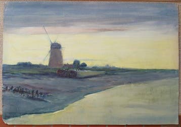 Maurice Seghers (1883-1959) - Langs de Schelde - omgeving