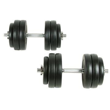 vidaXL 18-delige Halterset 30 kg, Verzenden, Nieuw