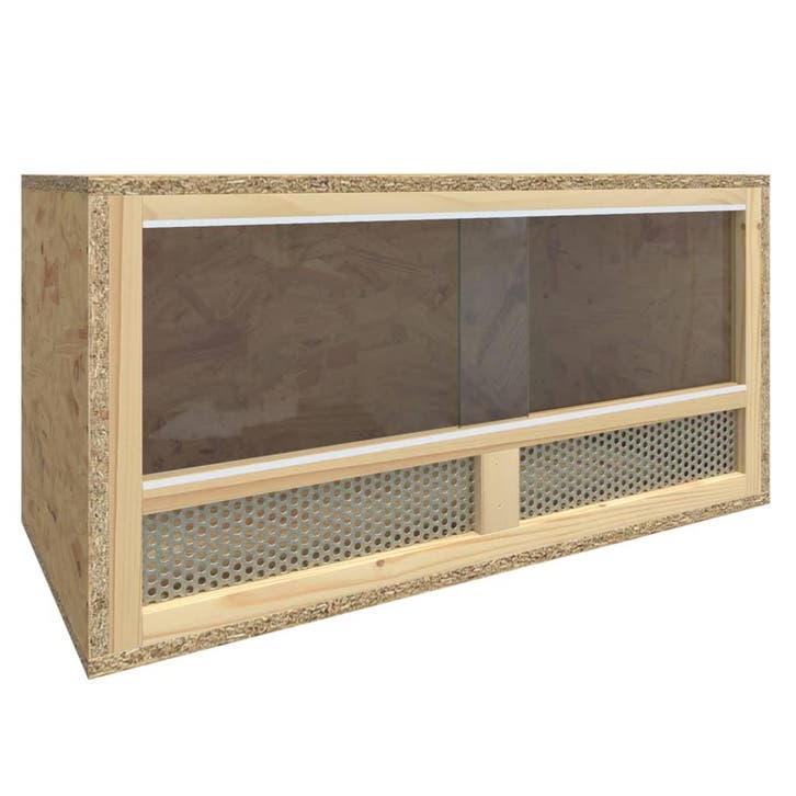 vidaXL Terrarium 60x30x30 cm bewerkt hout, Animaux & Accessoires, Rongeurs & Lapins | Cages & Clapiers, Envoi