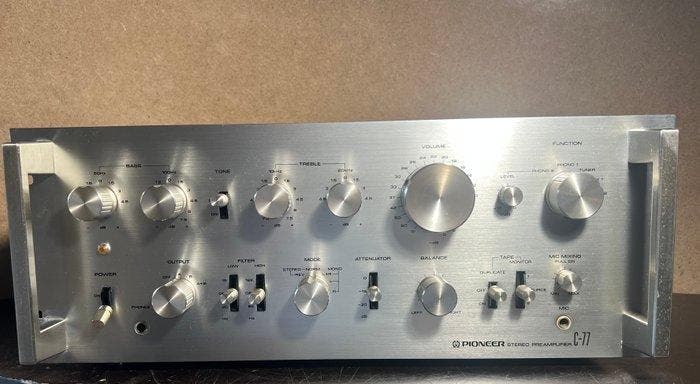Pioneer - C-77 Solid state geïntegreerde versterker, Audio, Tv en Foto, Radio's