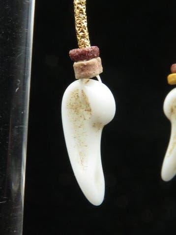 Égypte ancienne Boucles doreilles en perles de faïence