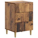vidaXL Nachtkastje met lade Oud hout 43 x 41 x 66,5 cm, Verzenden, Nieuw