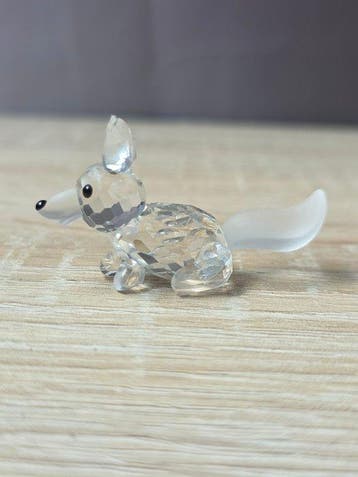 Swarovski - Beeldje - Fox mini running - 014956 - Kristal