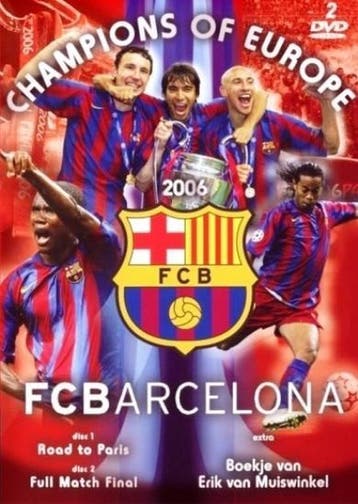 FC Barcelona - Champions Of Europe 2006 (2DVD), CD & DVD, DVD | Sport & Fitness, Verzenden