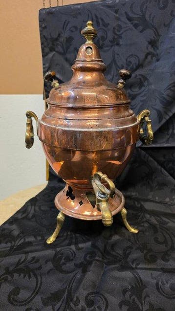 Samovar - Cuivre - un samovar hollandais en cuivre, Antiquités & Art