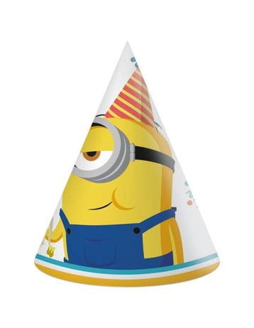Minions Feesthoedjes The Rise Of Gru 6st, Verzenden, Nieuw