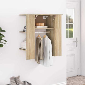 vidaXL Halmeubel 97,5x37x99 cm bewerkt hout sonoma, Verzenden, Nieuw