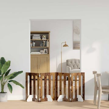vidaXL Vouwbaar huisdierhek 4 st 201 x 38 x 70 cm, Verzenden